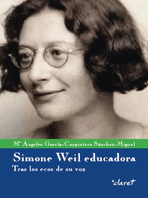 cover image of Simone Weil educadora